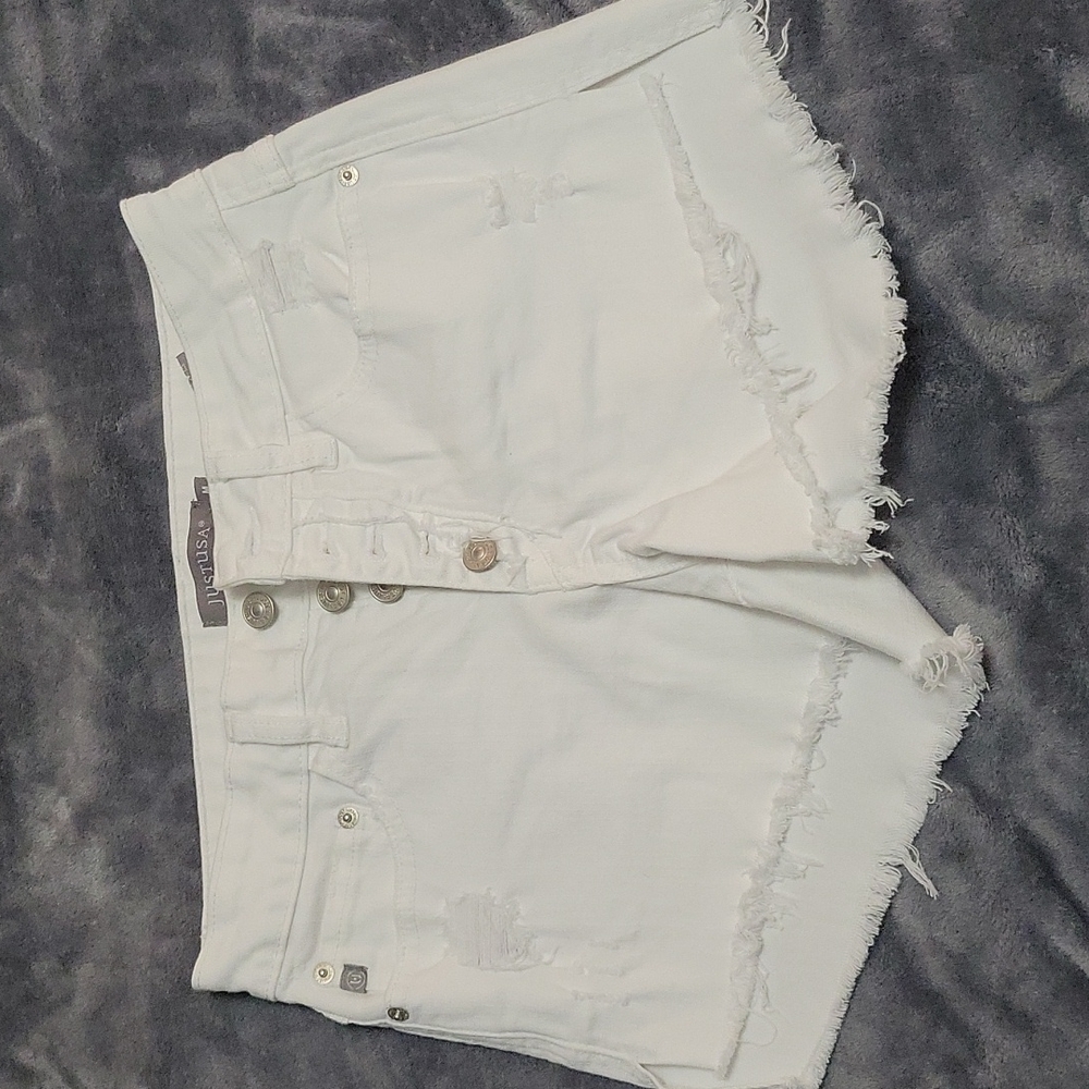 Denim shorts